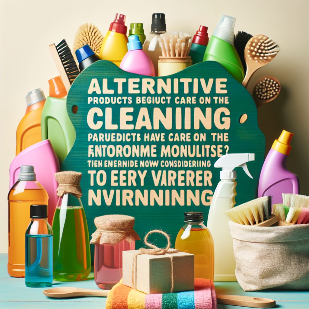Ein Bild zum Thema Alternative Reinigungsmittel im Umwelt Kontext