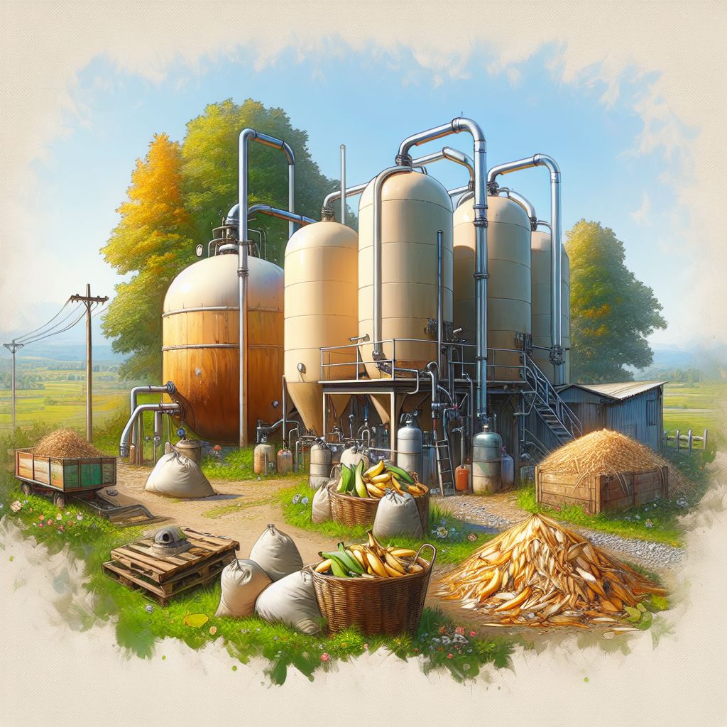 Ein Bild zum Thema Biogaserzeugung im Umwelt Kontext