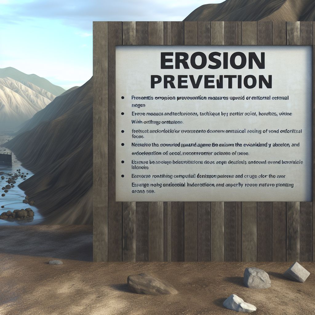 Erosionsschutz Ein Bild zum Thema Erosionsschutz im Umwelt Kontext