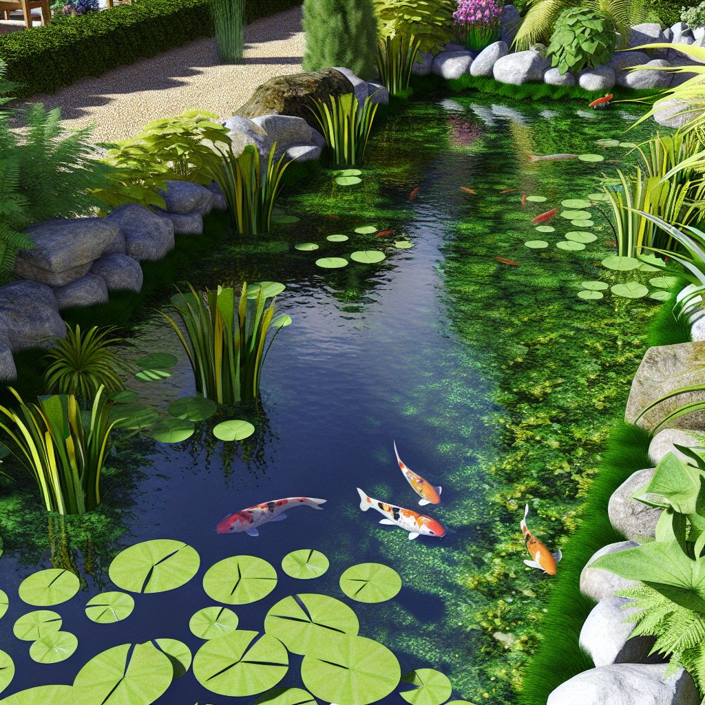 Ein Bild zum Thema Gartenteich im Umwelt Kontext