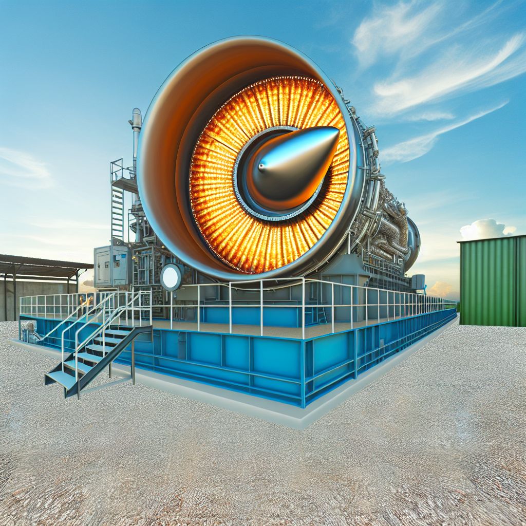 Ein Bild zum Thema Gasturbine im Umwelt Kontext