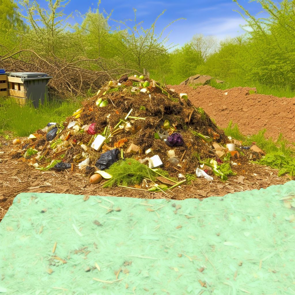 Ein Bild zum Thema Komposthaufen im Umwelt Kontext