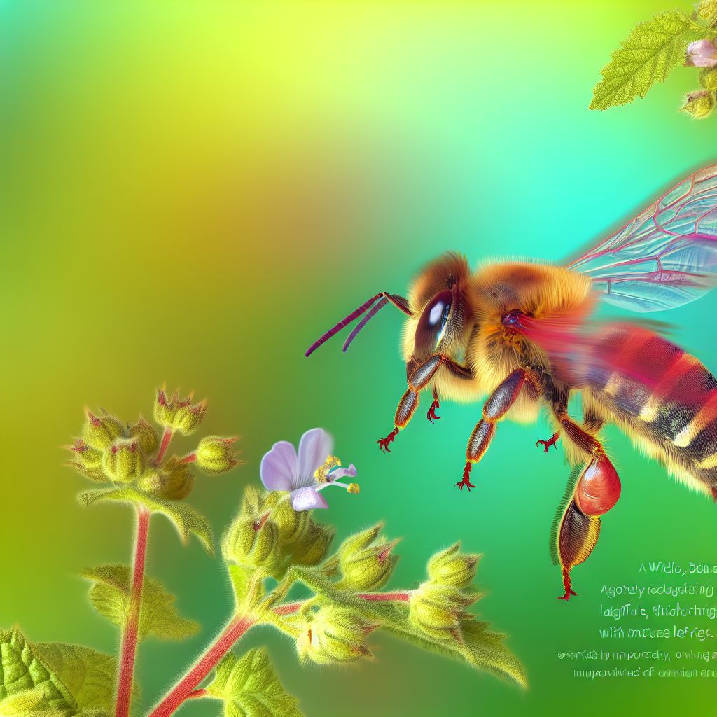 Ein Bild zum Thema Wildbiene im Umwelt Kontext